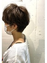 エル(EL by green)&nbsp;《tomi》ハンサムショート×くすみベージュ