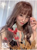 ☆秋おすすめ☆ピンクベージュのソンブレカラーをイルミナで♪