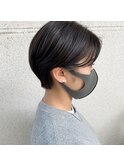 ○透け感とコンパクトにまとまる暗髪ボブショート○(那覇）