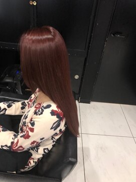 ヘアーデザイン ジェルム(Hair Design germe) 赤髪ロングヘアー ～しのだスペシャル～