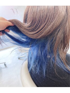 エフエフヘアー(ff hair) back style☆インナーカラーvol.662