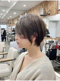 前髪長めショート