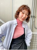 【渡部】強めのウェーブボブ