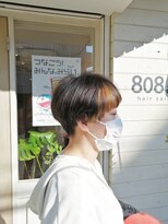 ハチマルハチ エアー 向ヶ丘遊園店(808 air)&nbsp;刈り上げマッシュ×フェイスフレーミング@30代40代50代60代