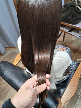 ピープス(PEEPS) 艶々ティア(涙色)カラー+ヘアトリートメント