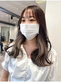 ミルクティーベージュダブルカラーケアブリーチインナーカラー