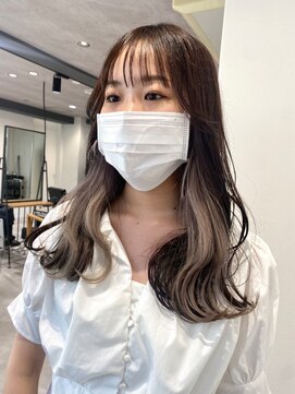 ムク 横浜店(muku) ミルクティーベージュダブルカラーケアブリーチインナーカラー