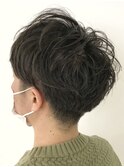 MEN'S HAIR  センターパート ツイストスパイラル コンマヘア