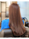 髪質改善ナチュラルロングヘア