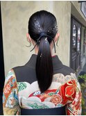 [あやか]卒業式タイトポニーヘアセット