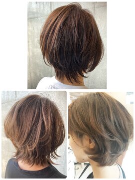 ジーナハーバー(JEANA HARBOR) 人気な大人レイヤーボブ 40代50代ヘアスタイル