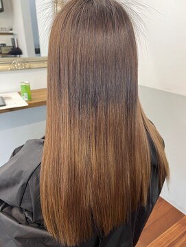 スキル 水戸(SKILL) 髪質改善ストレート/ニュアンスカラー