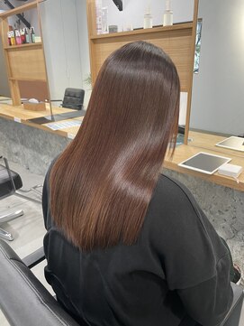 リブ(LIV) ピンクブラウン/LIVカラー/髪質改善カラー