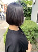 【HOME 下北沢】極上の自然な縮毛矯正×切りっぱなしボブ