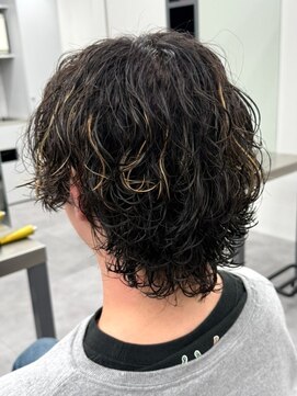 ノイセル 心斎橋(Noisyle) サーフカール×センターパート×海外ヘア×ハイライト