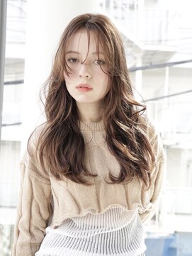 エムスラッシュ みなとみらい馬車道店(M SLASH) 2wayバング/透け感/韓国風巻き/レイヤーロング/馬車道