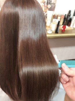 エス ヘア&ヒーリング(S hair&healing)の写真/【髪質改善できる美髪矯正】酸性ストレート/トリートメントストレートで毛先まで艶々サラサラな理想の髪に!