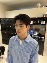 ステージ(STAGE)&nbsp;ニュアンスパーマ　センターパート　ダウンパーマ