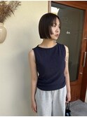 ぷつっとボブ　ステップカット