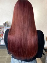 ビスクヘアデザイン(bisq hair design)&nbsp;ピンクブラウン　艶髪　髪質改善　韓国風　顔まわり　顔周り