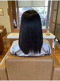 髪質改善ストレート×スクールカット