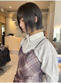くすみカラー×ボブ