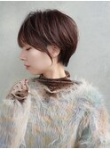 毛先の軽さが可愛いショートスタイル◯