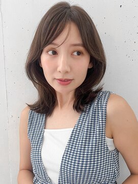 キリ 表参道(kyli) こなれヘア外ハネボブ愛され美髪大人ガーリー斜めバング前髪