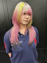 ヌル 神宮前店(Null)&nbsp;オーダーメイド/ケアブリーチカラー/セクションカラー/姫ウルフ