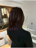 地毛風カラー/ショコラブラウン/地毛風ストレート/髪質改善