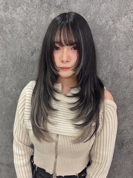 エスト 大阪梅田(EST) レミー100%高級人毛/53cm☆シールエクステ100枚+レイヤーカット