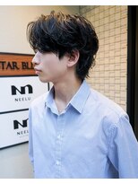ニール 名古屋 伏見 丸の内(NEELU)&nbsp;【藤川迅】ナチュラルセンターパートパーマ