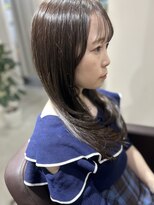 アトレ 福岡大名店(attrait)&nbsp;顔まわりレイヤーでつくる艶感ミディ