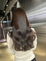 ペレ 原宿(PELE)&nbsp;ダークパープルナチュラルショート夏のヘアアレンジ原宿