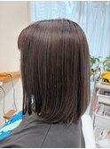 柔らかグレージュハイライト