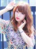 【arts lita 町田】ブラウンベージュ×ほつれウェーブ