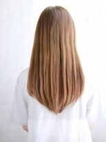 ナル 白山神社参道通り店(nalu)&nbsp;大人可愛いナチュラルストレートスタイル