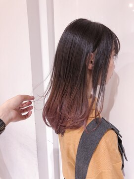 アライブ ハラジュク(ALIVE harajuku) 【ALIVE harajuku】ピンクベージュグラデーションカラーryota