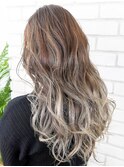 【AUBE HAIR】ベージュ_グラデーションカラー