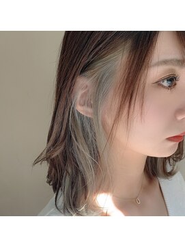 オルト(Ort) 大人可愛いインナーカラー/イヤリングカラー＋髪質改善ケア