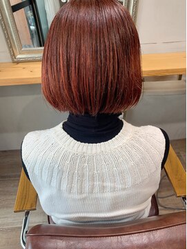 コンパス(COMPASS) オレンジブラウンボブ