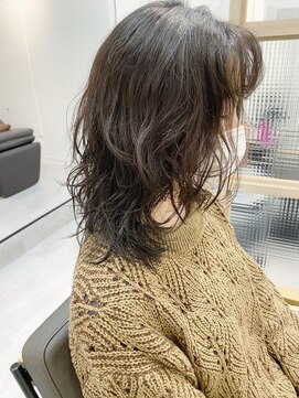 ノース イースト 高円寺店(north east) ミディアムレイヤーパーマ