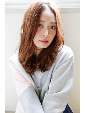 ロロネー 森ノ宮キューズモール(Lolonois) 【Lolonois森ノ宮】ふんわり抜け感セミディ（藤岡尚希）