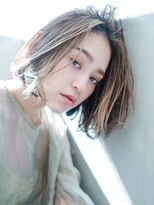 アイティー バイ アルバム 中野店(IT by ALBUM)&nbsp;ワンカールボブ_クールショートピンクベージュボブルフ_48088