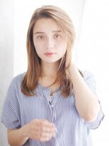 ウル 吉祥寺(ulu)&nbsp;ナチュラルかきあげストレートスタイル