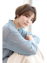 ビューティーアンドフリー ハチ(Beauty&Free 8 HACHI)&nbsp;フェザーバング/くびれショート/ヘーゼルベージュ