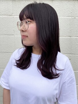 コーディアルヘア 白川本店(Cordial hair) フェイスフレーミング×バイオレット