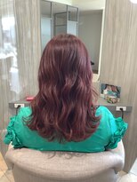 カラーズ(PRIVATE HAIR SALON COLOR'S) 明るめグレーカラー◎ハイライト&クリアレッド