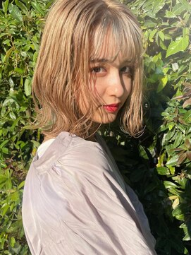 アトリエ フェム(atelier.fem) インナーカラー×ハイトーンボブ