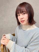 オブジェ シエル(obje't ciel)&nbsp;【obje't ciel】顔まわりレイヤー×カシスピンク【宮崎 太揮】